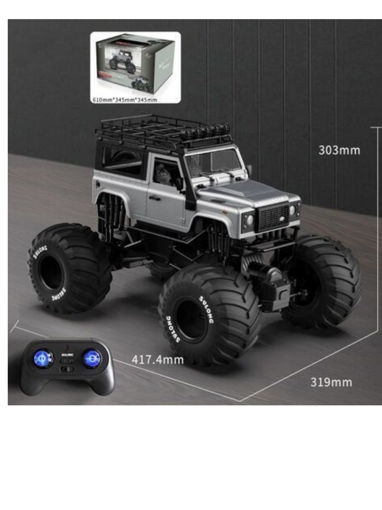 Sulong Land Rover Defender 2.4G Remote Control Off-Road Vehicle 1:12 Scale