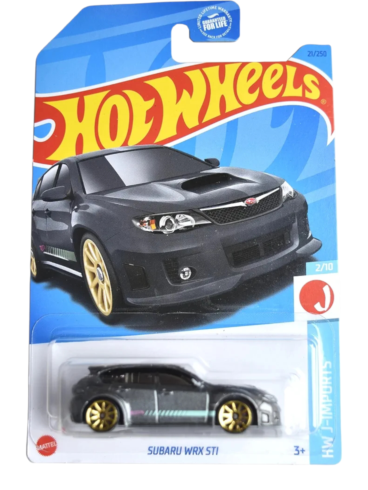 Hotwheels subaru wrx sti Imported Mainline 1:64 Scale HKK63-N7C5
