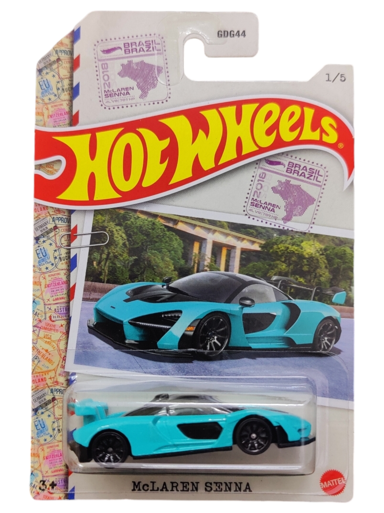 HotWheels Mclaren Senna Imported Mainline Card Art 1:64 Scale