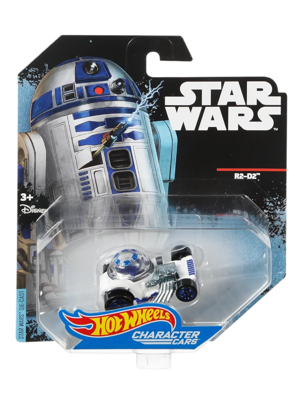 HotWheels Character Cars R2-D2 Star Wars Premium Imported 1:64 Scale
