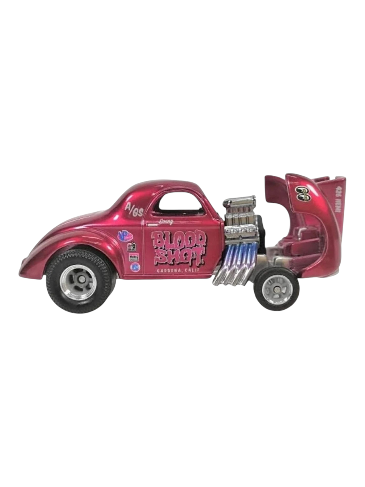 HotWheels 34th Annual Los Angeles Collectors Convention 41 Willy's Gasser 1:64 Scale (With Protector)