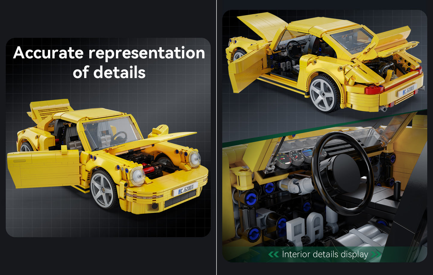CaDa RUF CTR 2017 Yellowbird Dual Mode Control 1:20