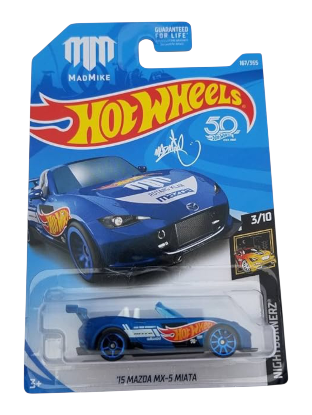 HotWheels 15 MAZDA MX-5 MIATA Imported 1:64 Scale FJY96-D7C3