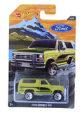 HotWheels Ford bronco 4×4 imported mainline card art 1:64