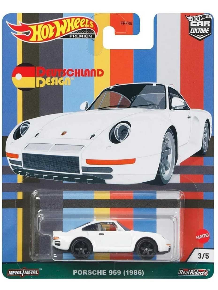 HotWheels Deutschland Design Porsche 959 (1986) Imported Premium 1:64 Scale