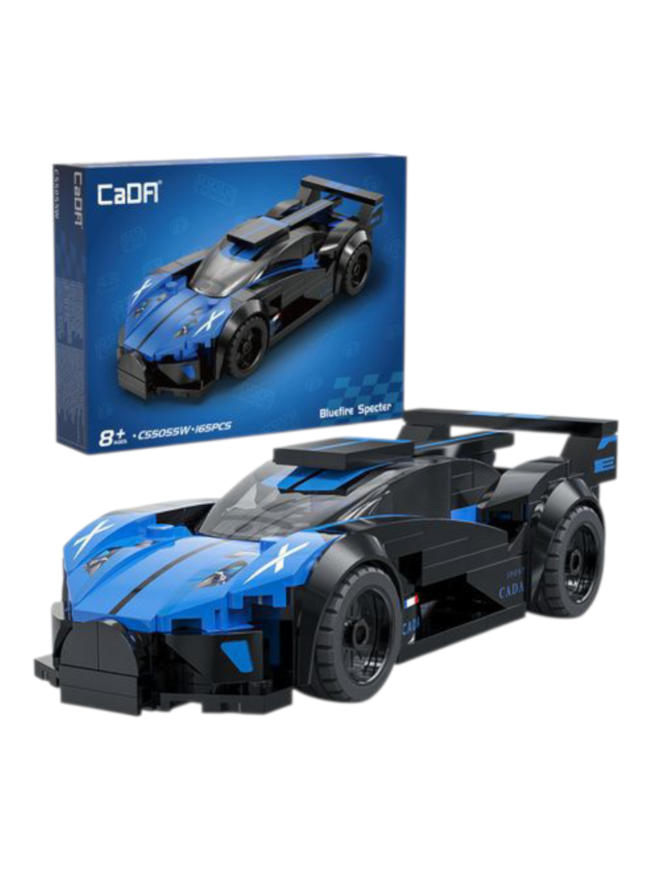 Cada Bluefire Specter Car Brick Model Kit 1:32 Scale – Toy