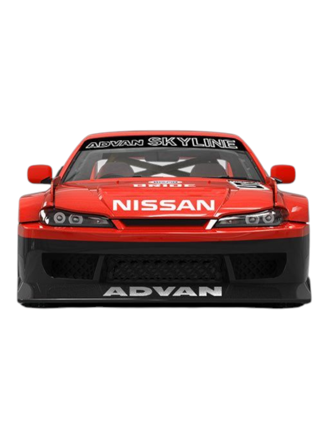 Supcar Nissan Silvia S15 Advan Livery 1:64 Scale (With Acrylic Case)