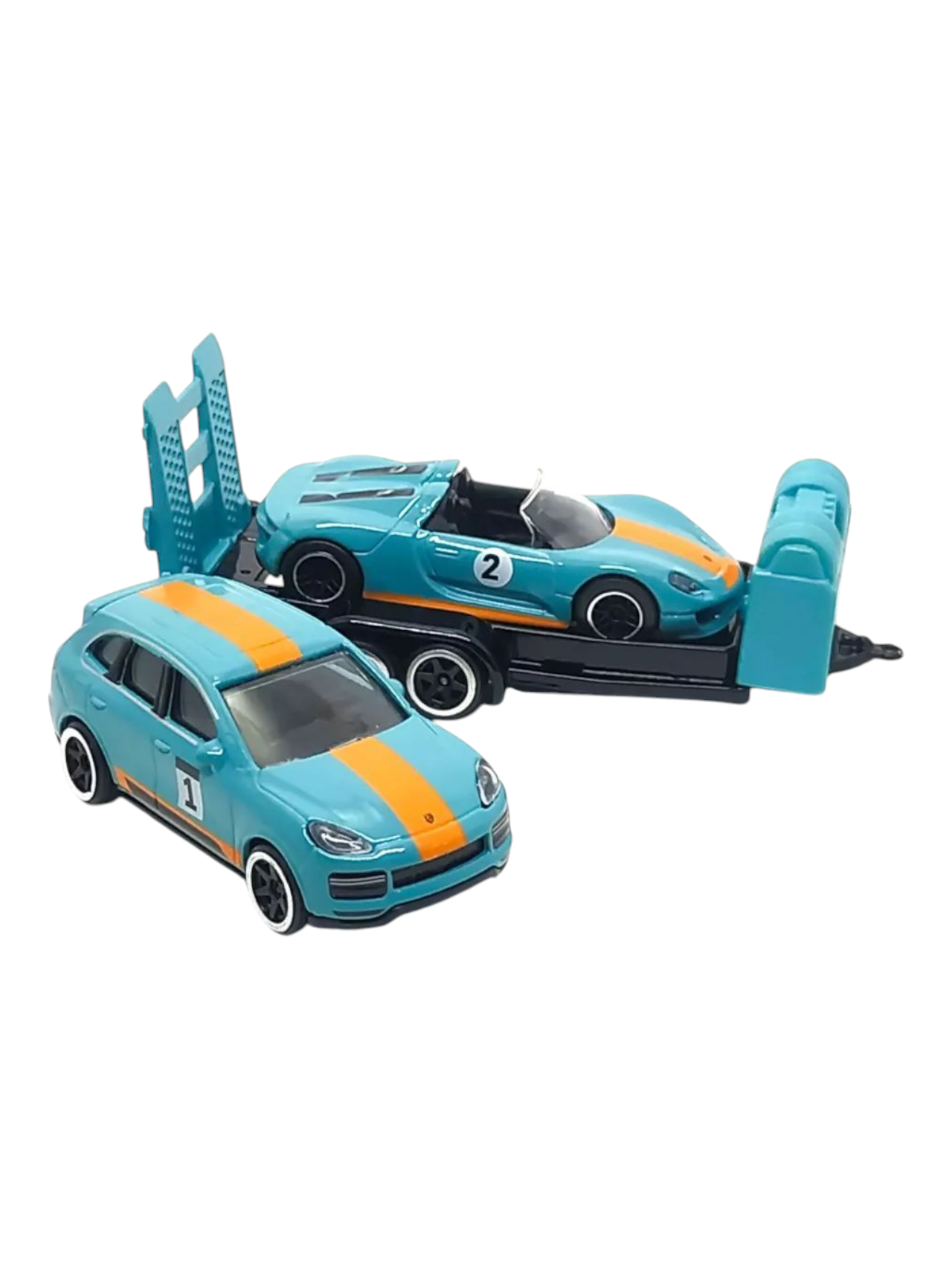 Majorette Porsche Cayenne Turbo S+918 Spyder (Porsche Edition)