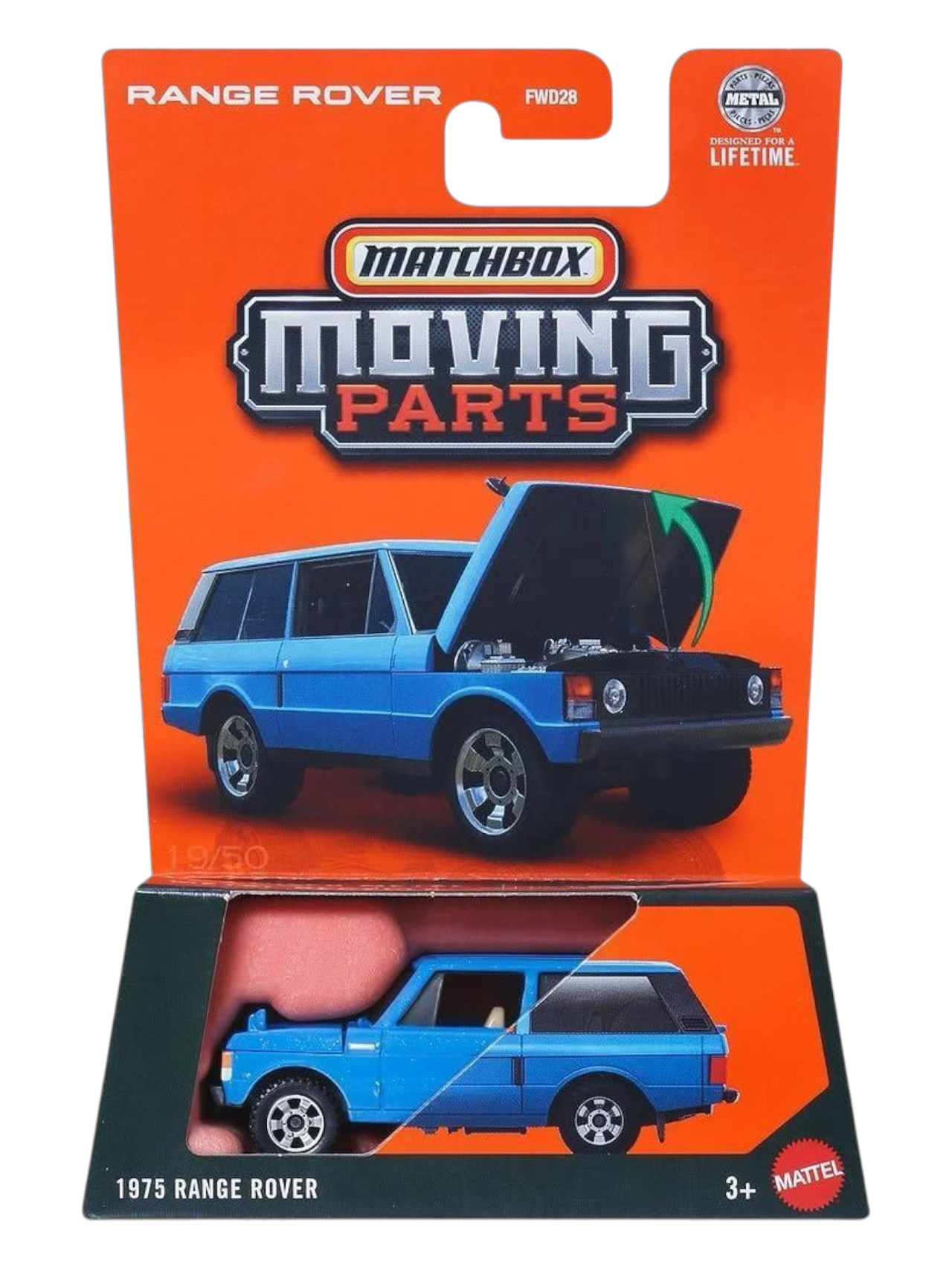 Matchbox Moving Parts 1975 Range Rover 1:64 Scale