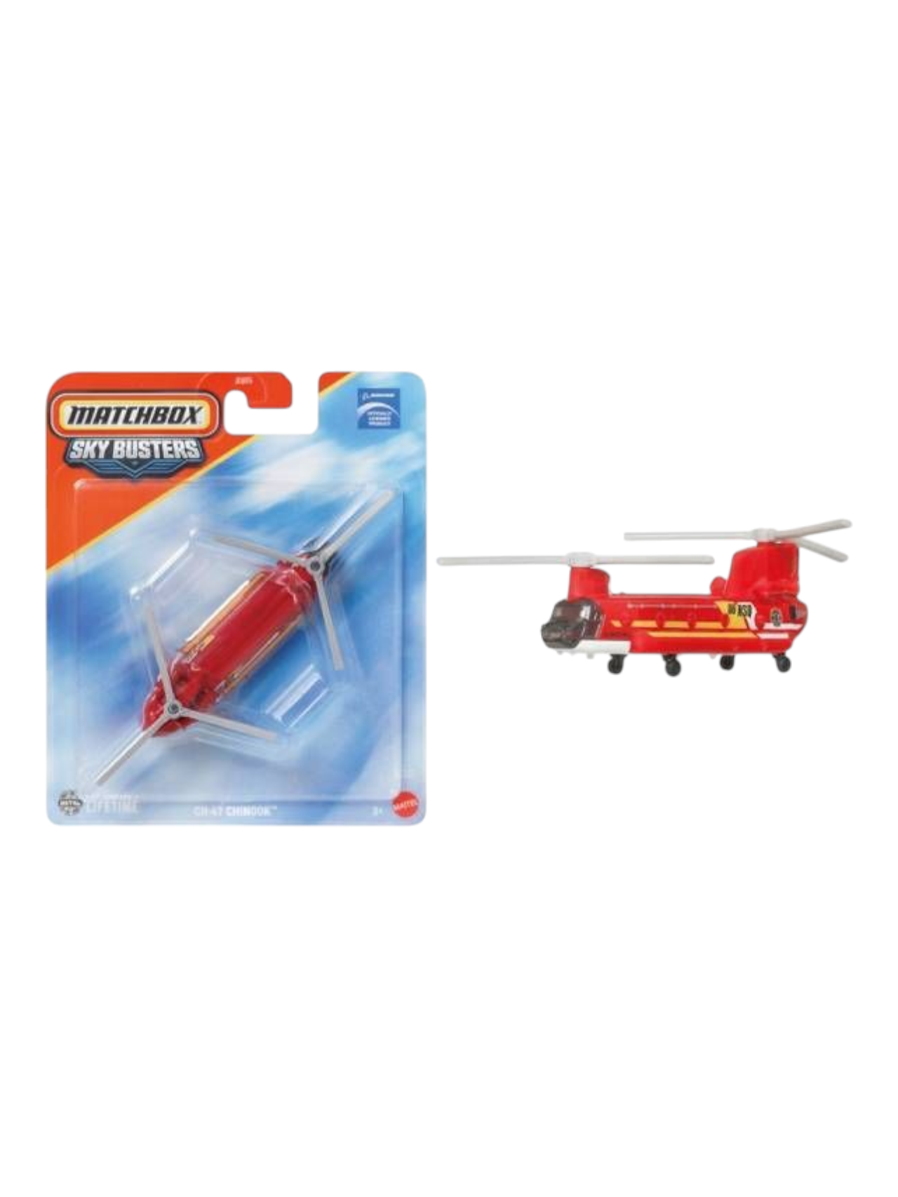 Match Box Sky Busters CH-47 CHINOOK Airplane