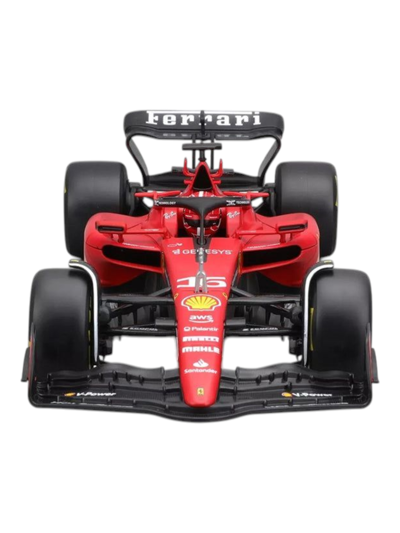 Bburago Formula 1 (F1) Ferrari SF-23 Charles Leclerc 2023 Diecast 1:24 Scale (With Acrylic Case)