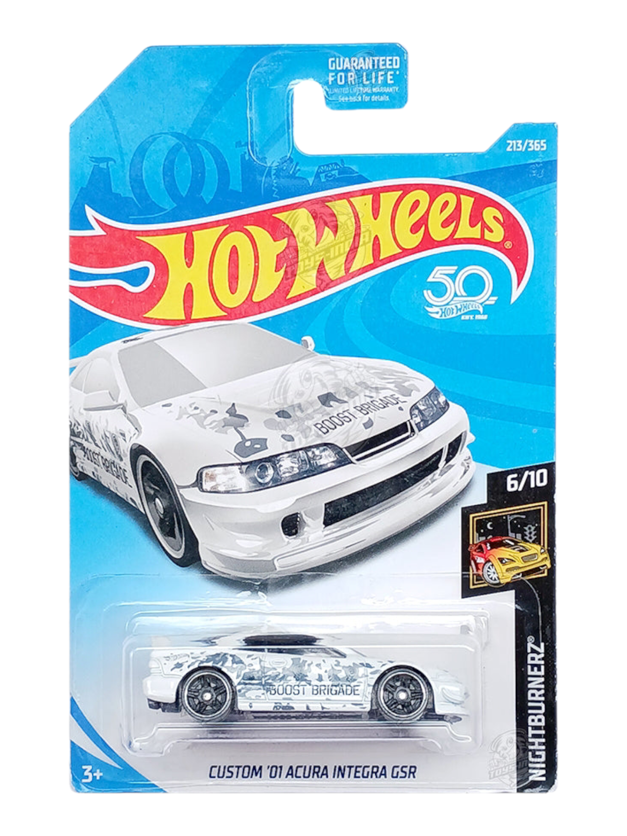HotWheels Custom 01 Acura Integra GSR Imported Mainline 1:64 Scale