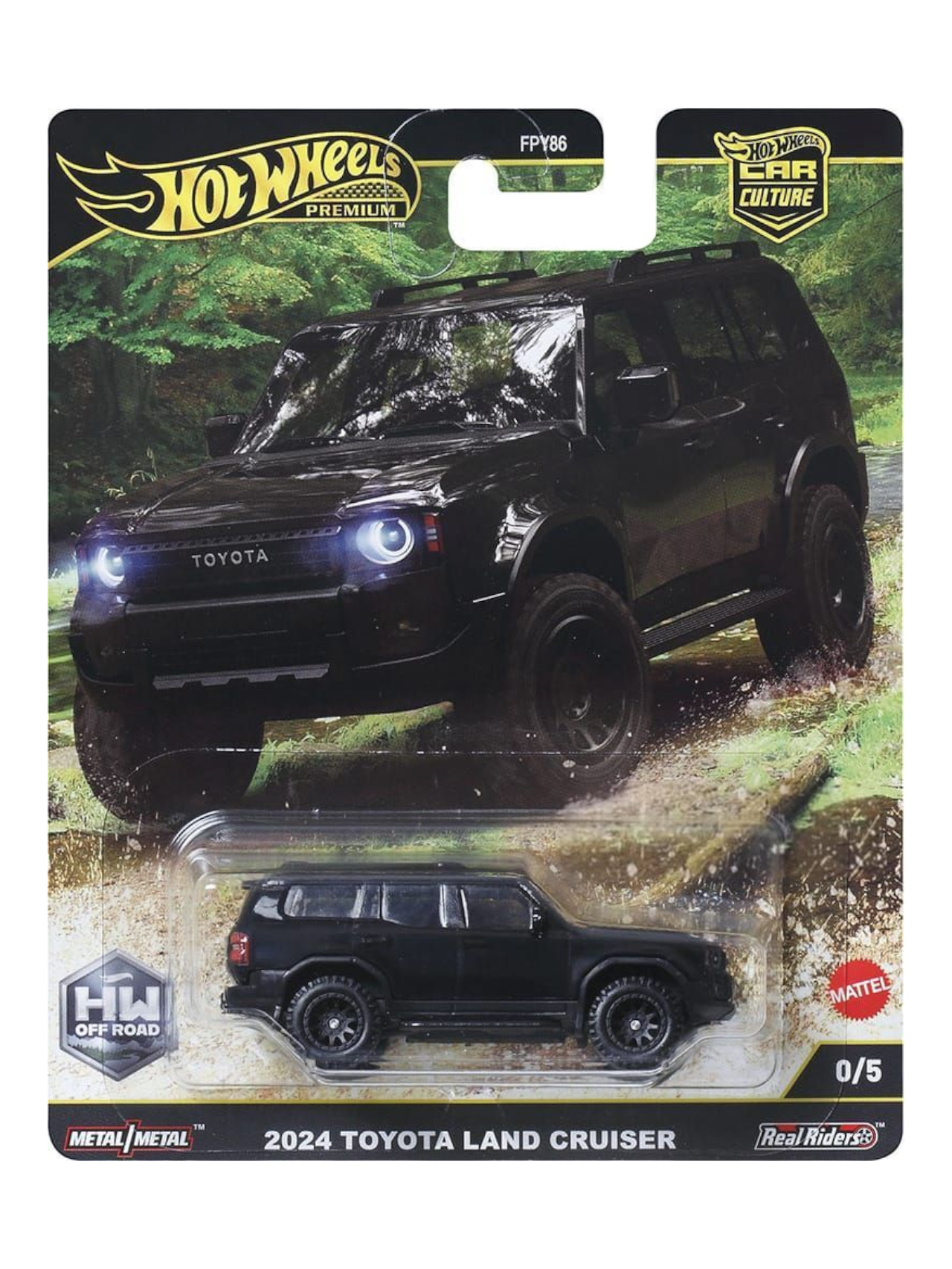 HotWheels Off Road 2024 Toyota Land Cruiser Imported Premium Chase Piece 1:64 Scale with Protector