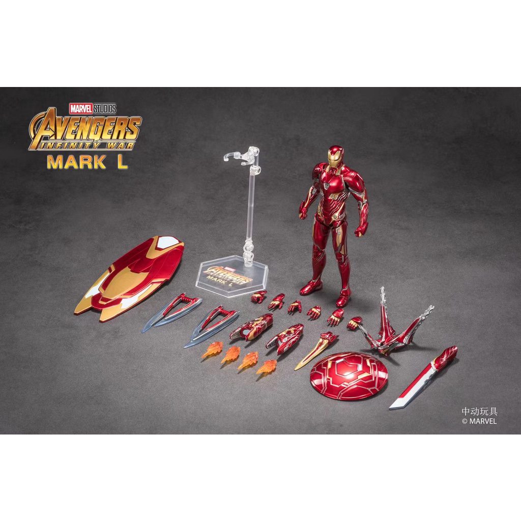 Marvel Studio Avengers Infinity War Mark L Marvel 10th- Anniversary Series Luxury Version 1/12 Scale