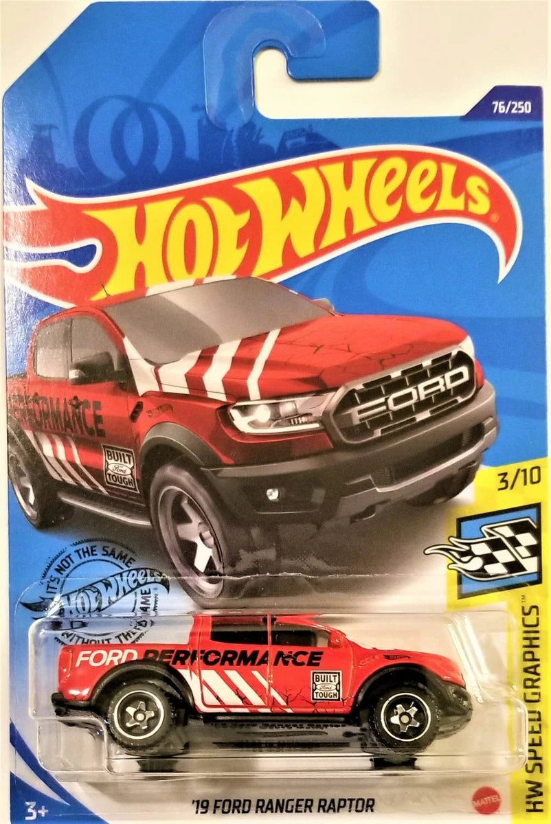 Hotwheels 19 Ford Ranger Raptor Imported Mainline 1:64 Scale GHF33-D7C6