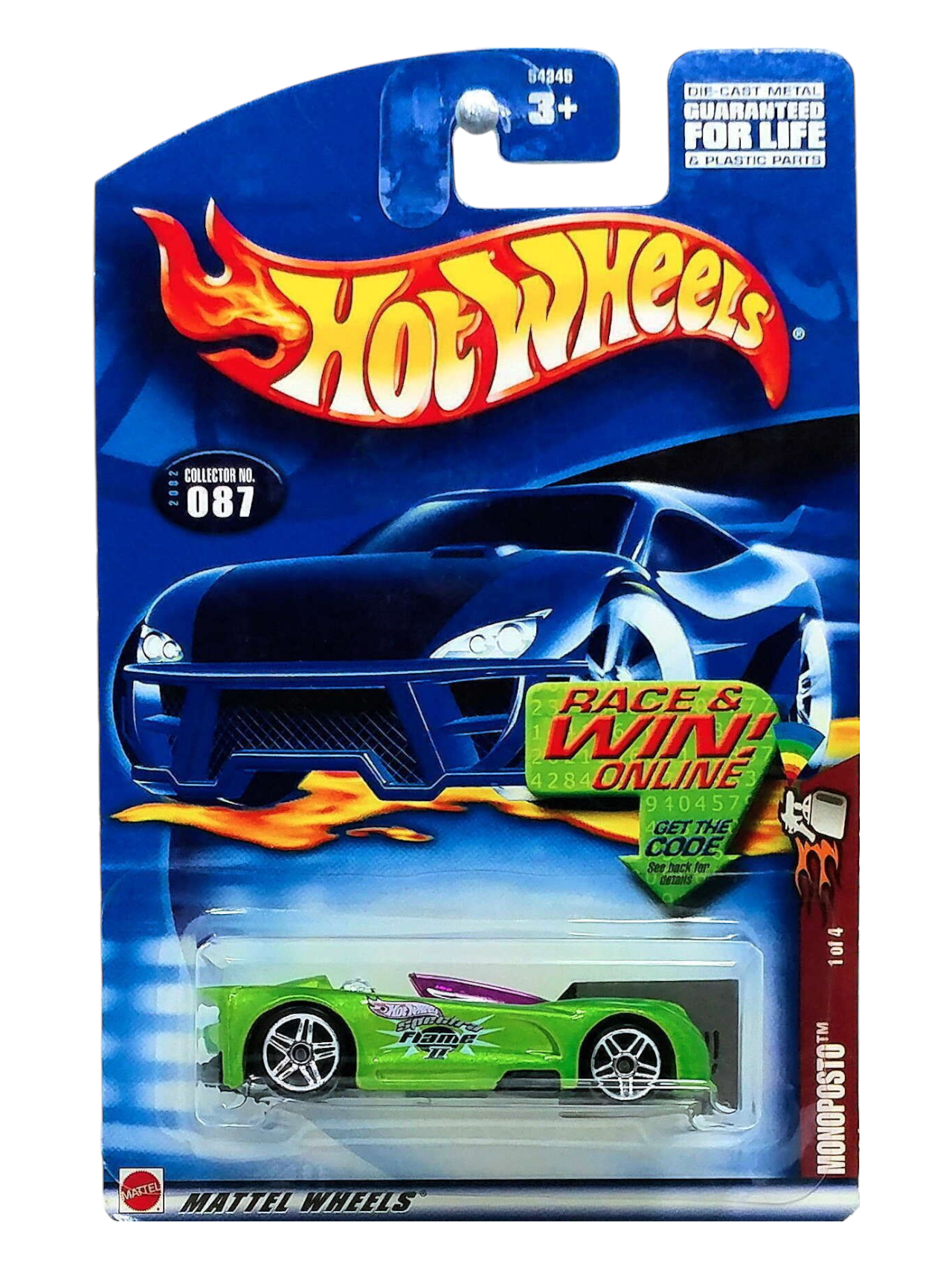 HotWheels Monoposto Collector No-087 Imported Mainline 1:64 Scale