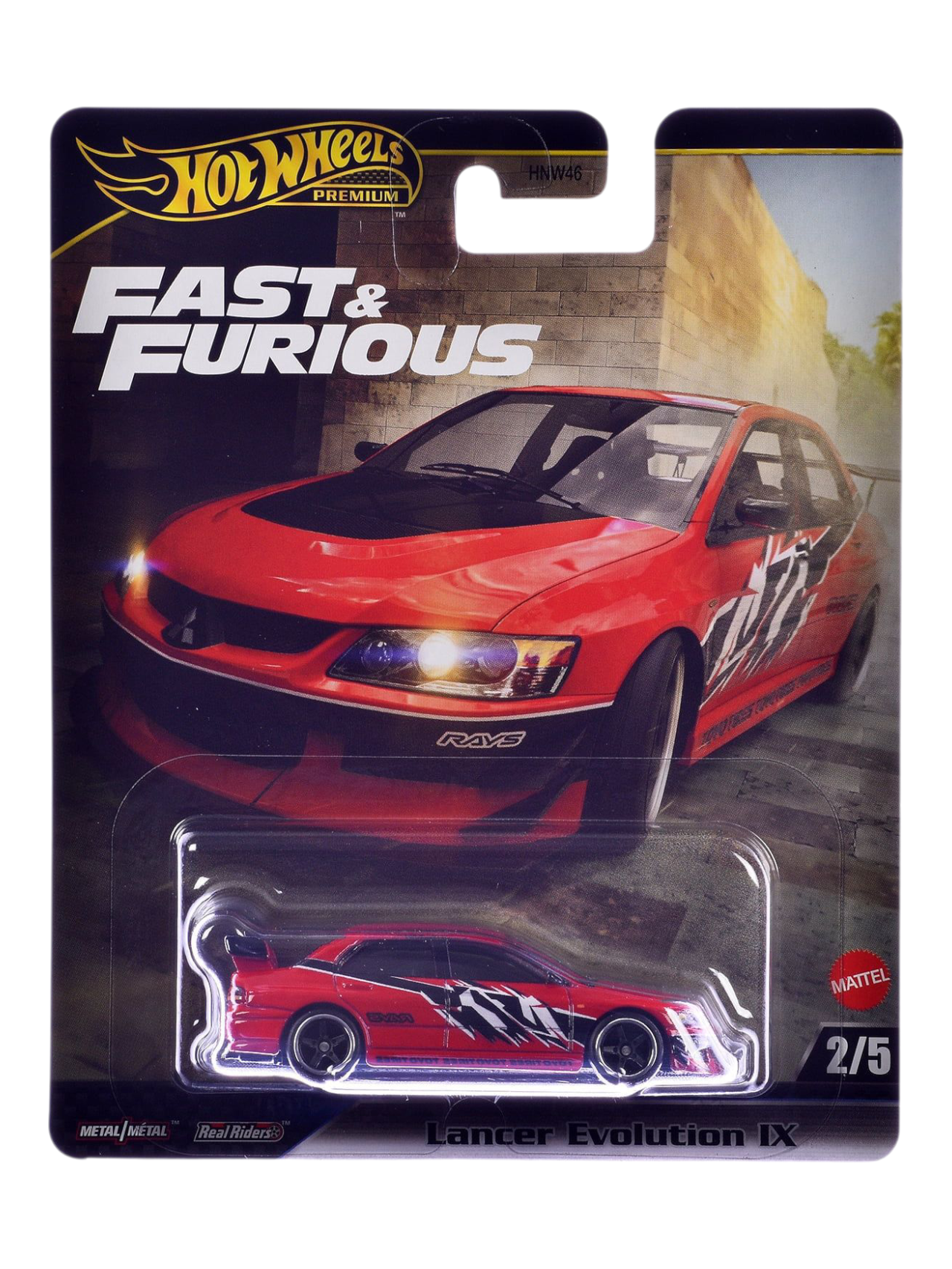 HotWheels Fast and Furious Lancer Evolution IX Imported Premium 1:64 Scale