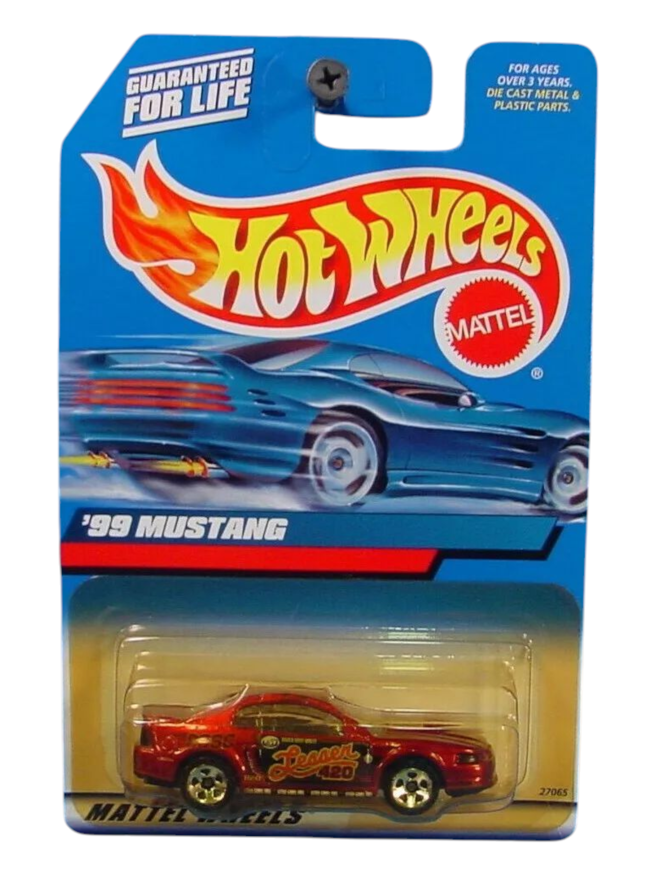 HotWheels 99 Mustang Imported Mainline 1:64 Scale (Blister Damaged)