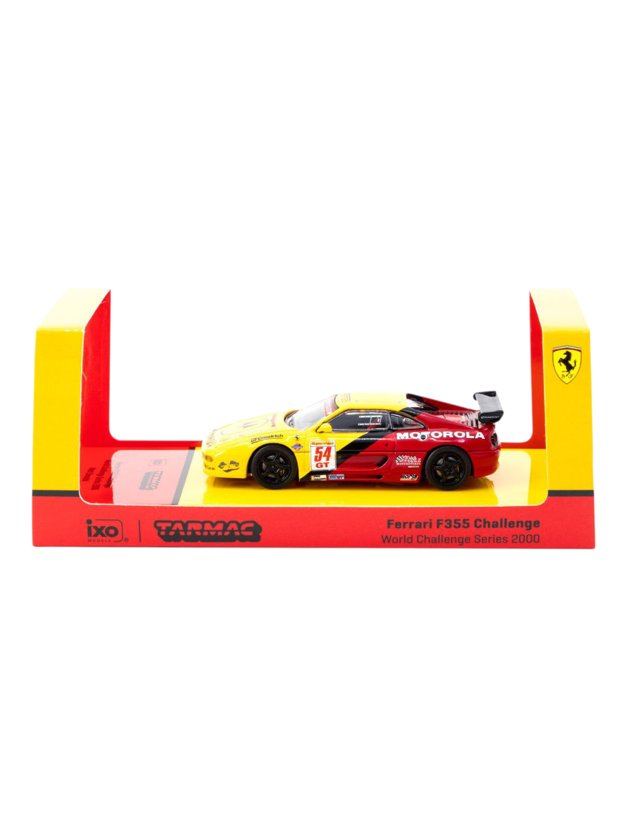 Tarmac Works Ferrari F355 World Challenge Series 2000 1:64 Scale (With Acrylic Case)
