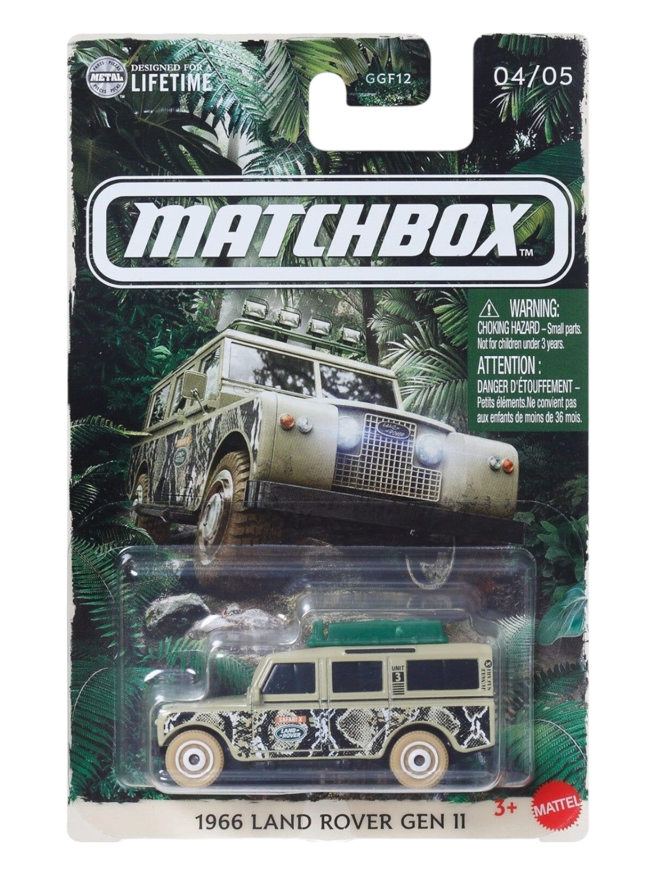 Matchbox 1966 Land Rover Gen II Imported Mainline Card Art 1:64 Scale