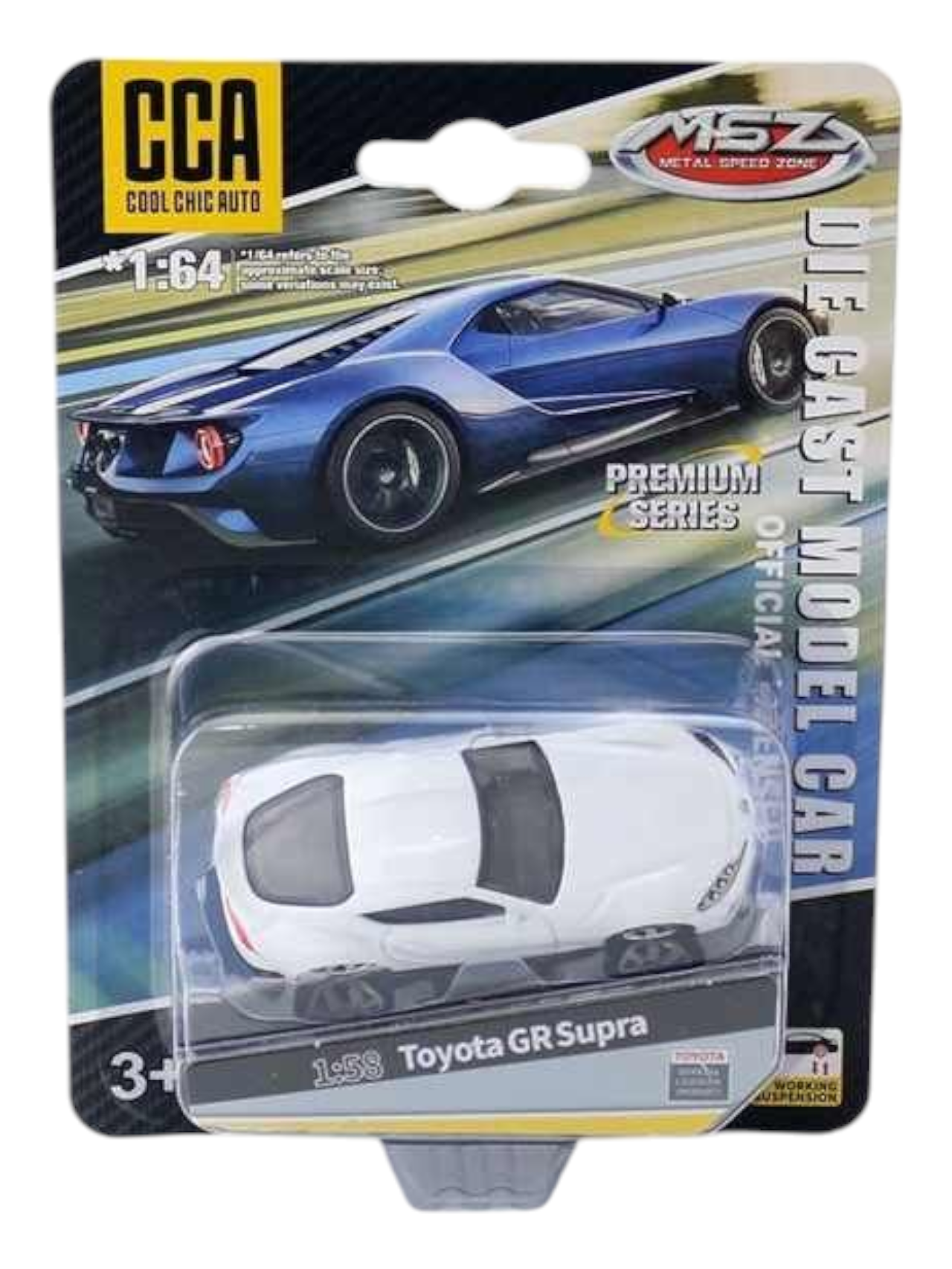 CCA Premium Series Toyota GR Supra 1:58 Scale