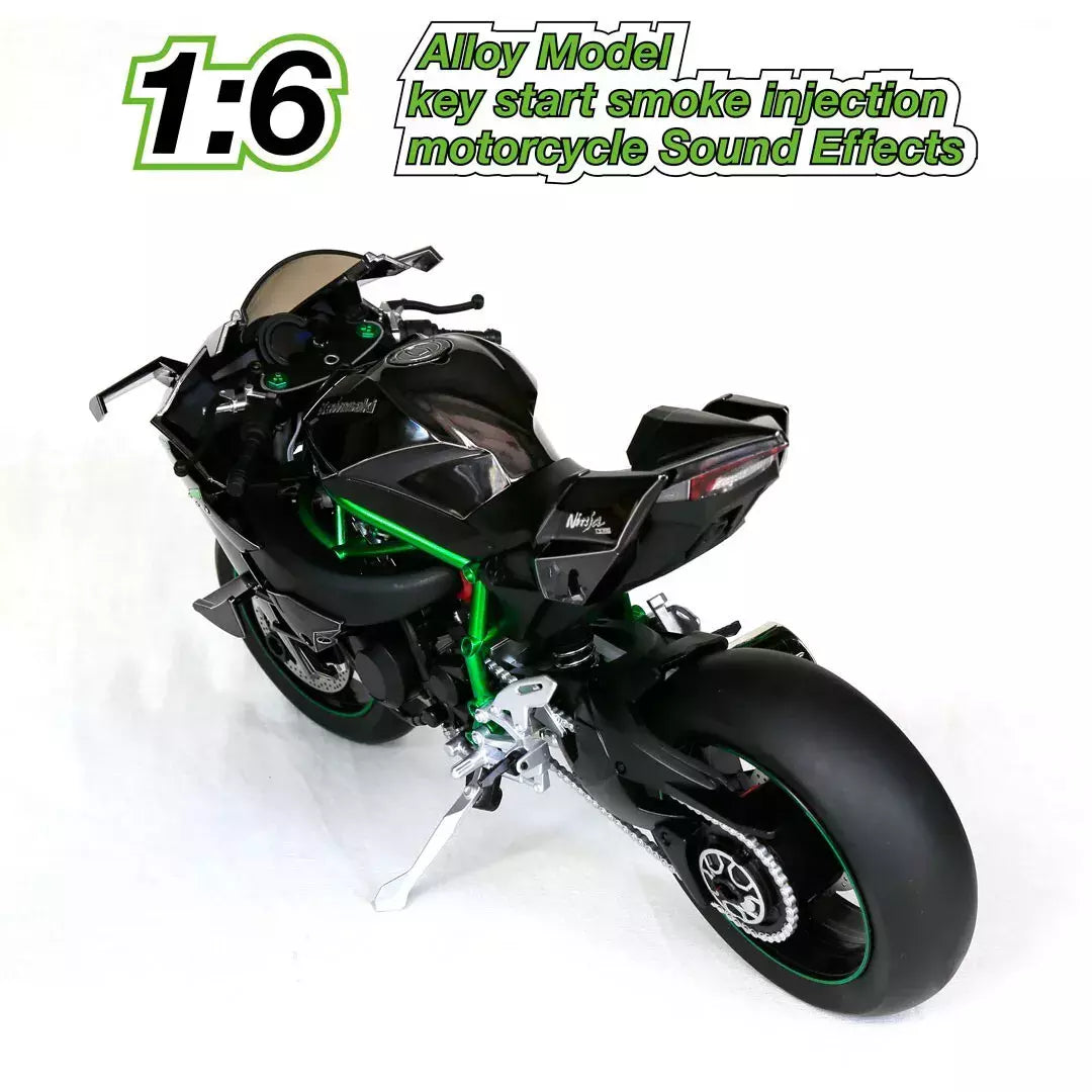 Kawasaki H2R Alloy Model 1:6 Scale (Matte Black)