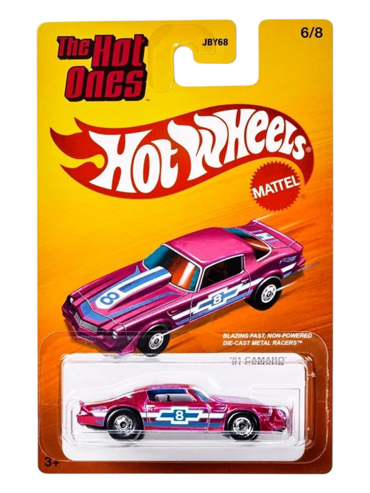 HotWheels The Hot Ones 81 Camaro Imported Mainline Card Art 1:64 Scale