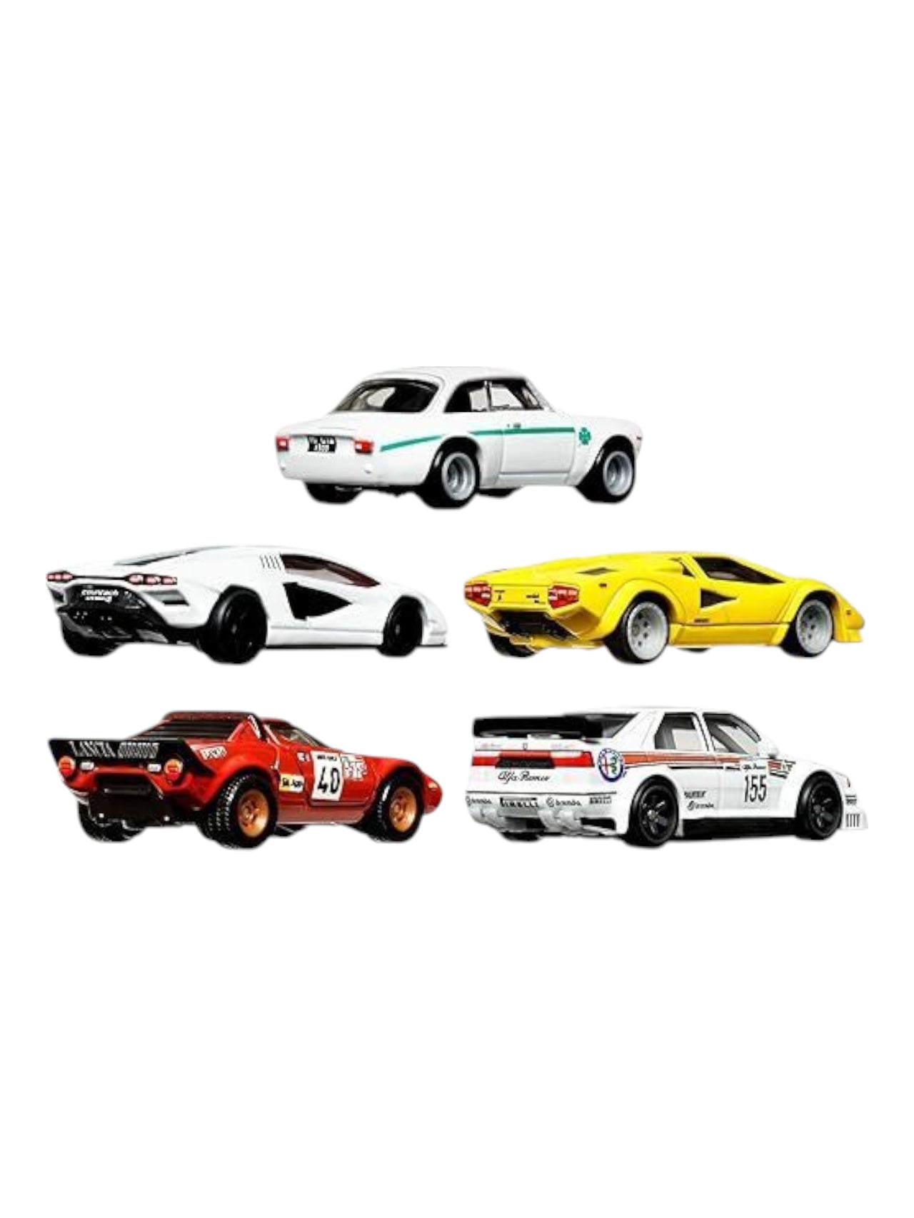HotWheels spettacalare container car set of 5 imported premium 1:64 Scale