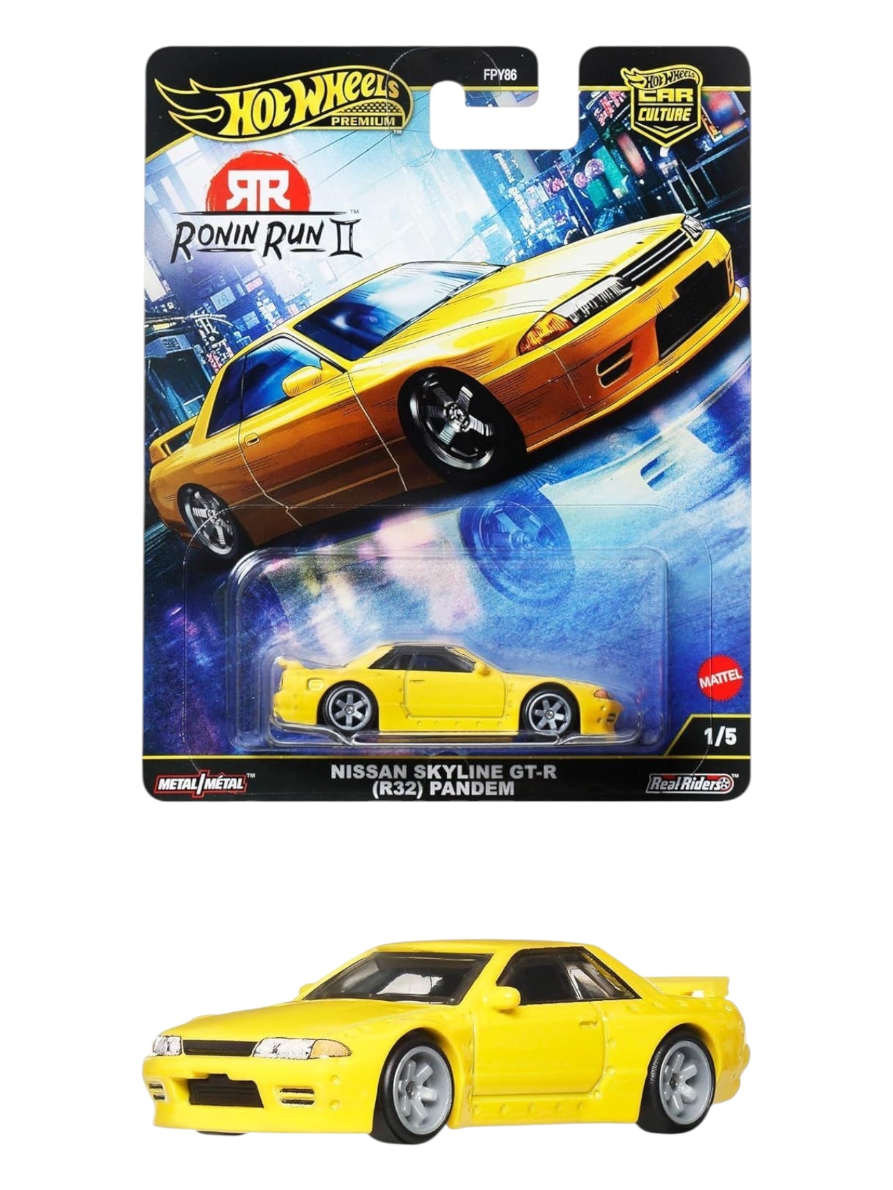 ミニカー HotWheels RLC Skyline GT-R (R32) Pandem Hotwheels nissan skyline GT-R (R32) pandem imported premium 1:64