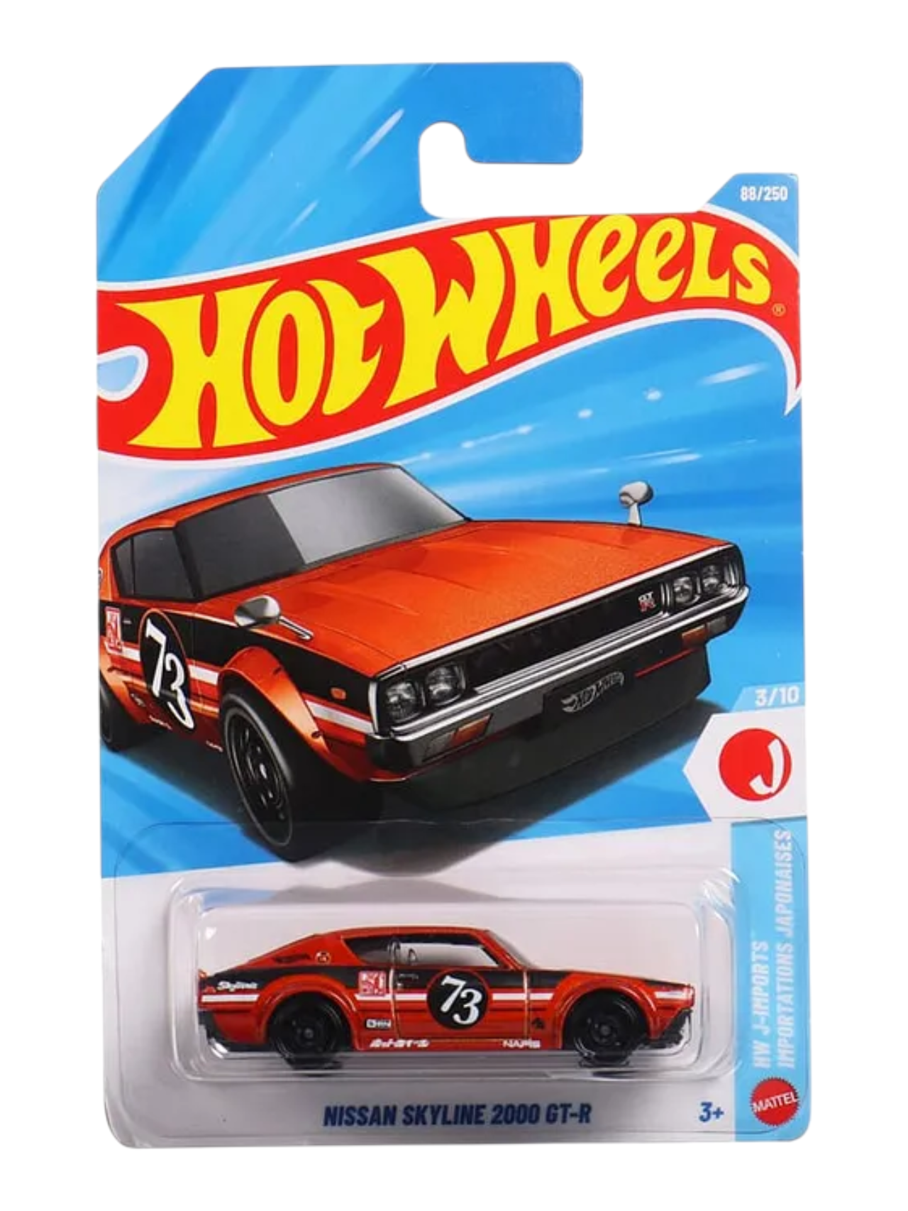 HotWheels Nissan Skyline 2000 GT-R Imported Mainline 1:64 Scale