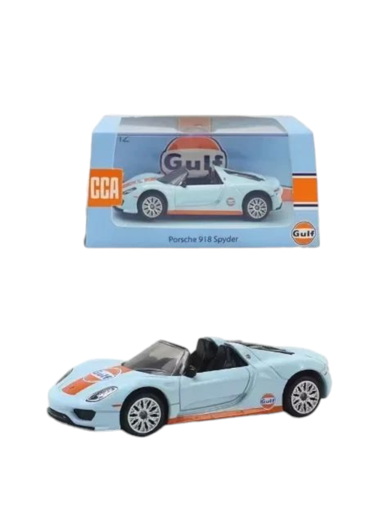 CCA Porsche 918 Spyder 1:64 Scale Diecast (With Acrylic Case)