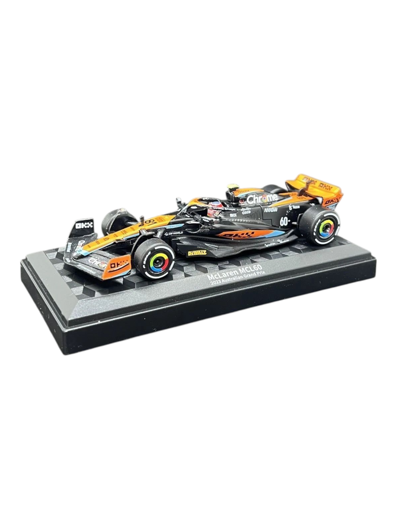 CCA Mclaren MCL 60 2023 Australian Grand Prix 1:43 Scale (With Acrylic Case)