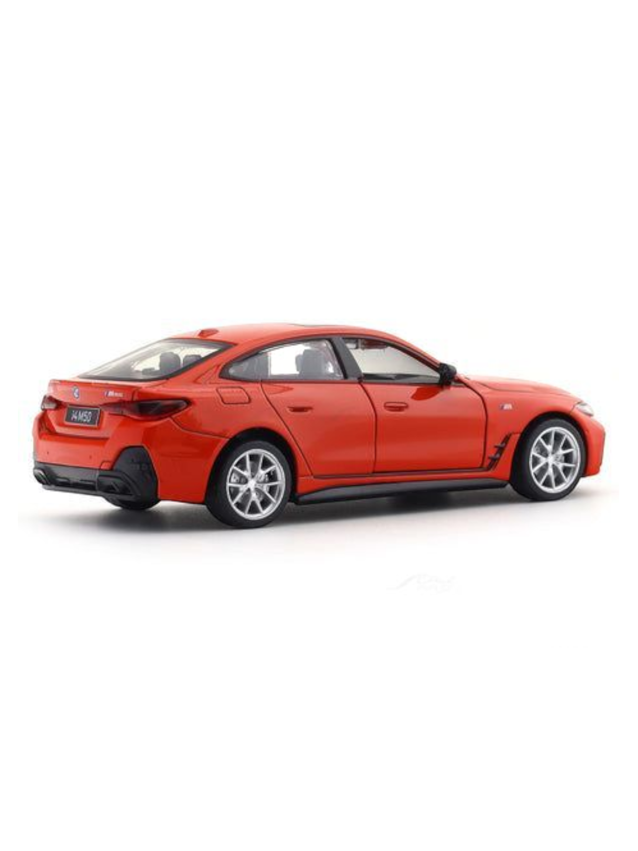 BMW i4 M50 Red 1:32 MSZ licensed pullback diecast Scale Model car