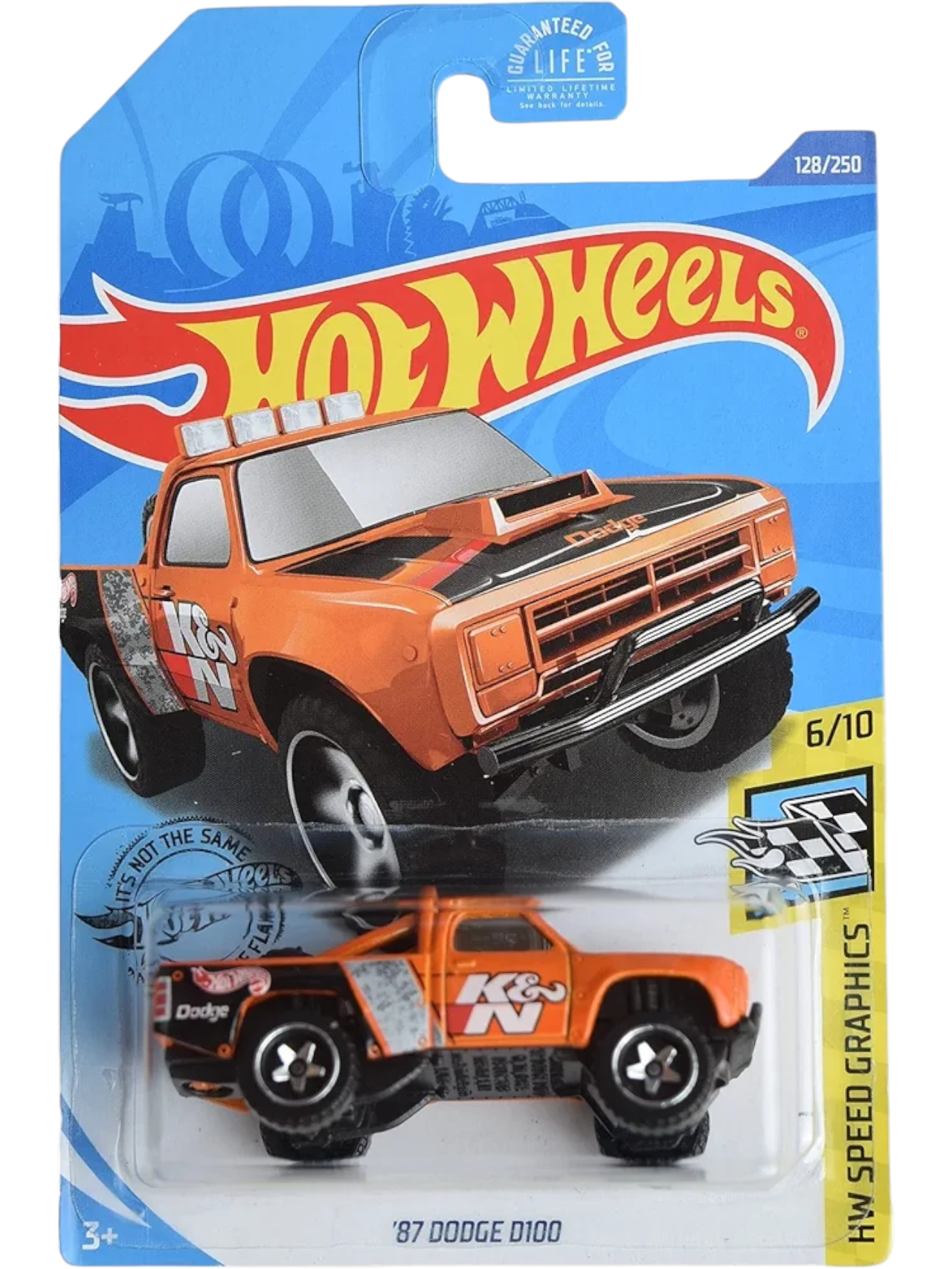 Hotwheels 87 Dodge d100 imported mainline 1:64 Scale