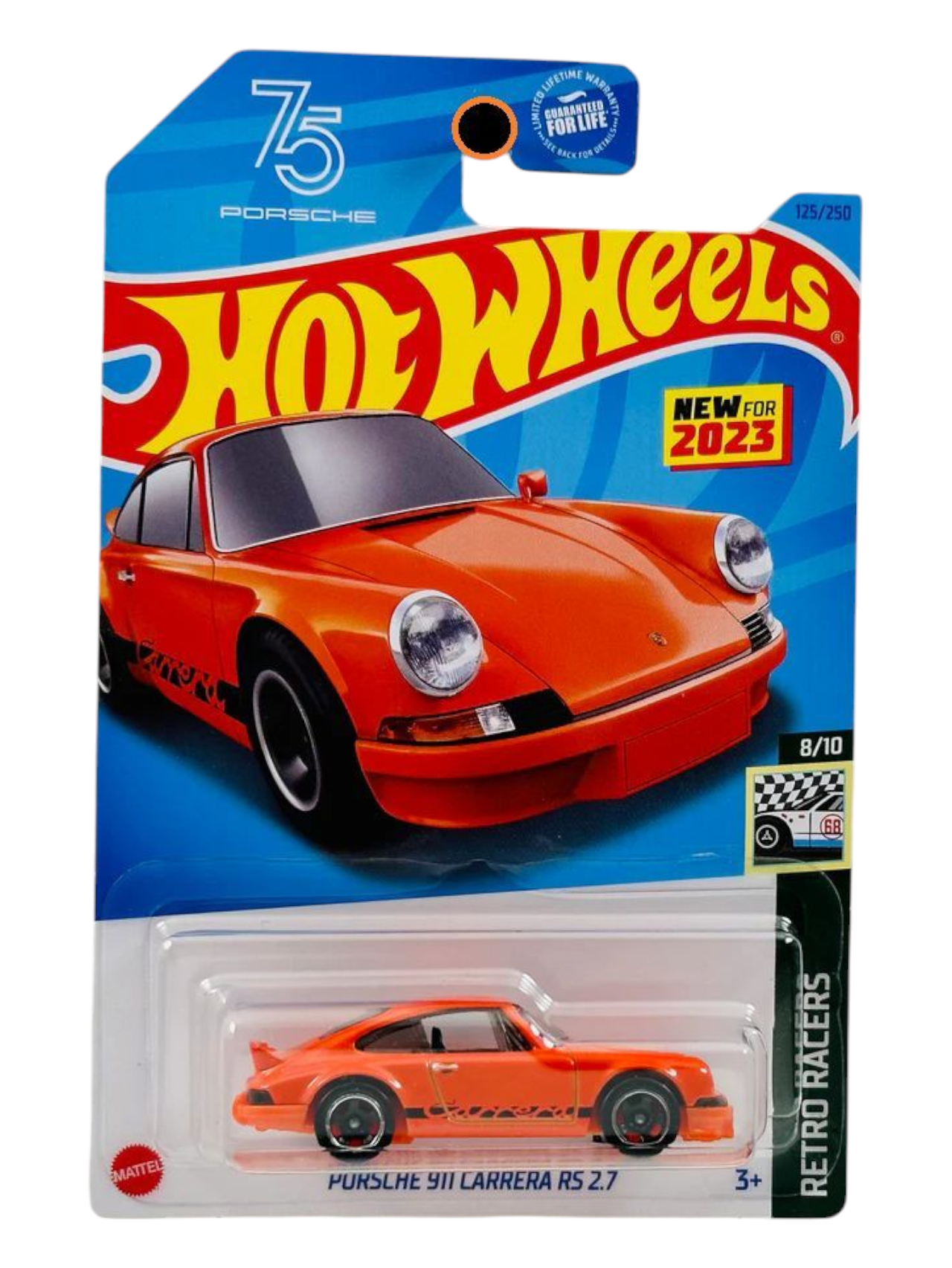HotWheels Porsche 911 Carrera RS 2.7 Imported Mainline 1:64 Scale