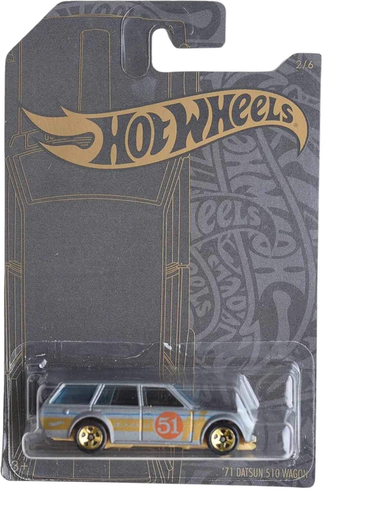HotWheels '71 Datsun 510 wagon Imported Mainline 1:64 Scale