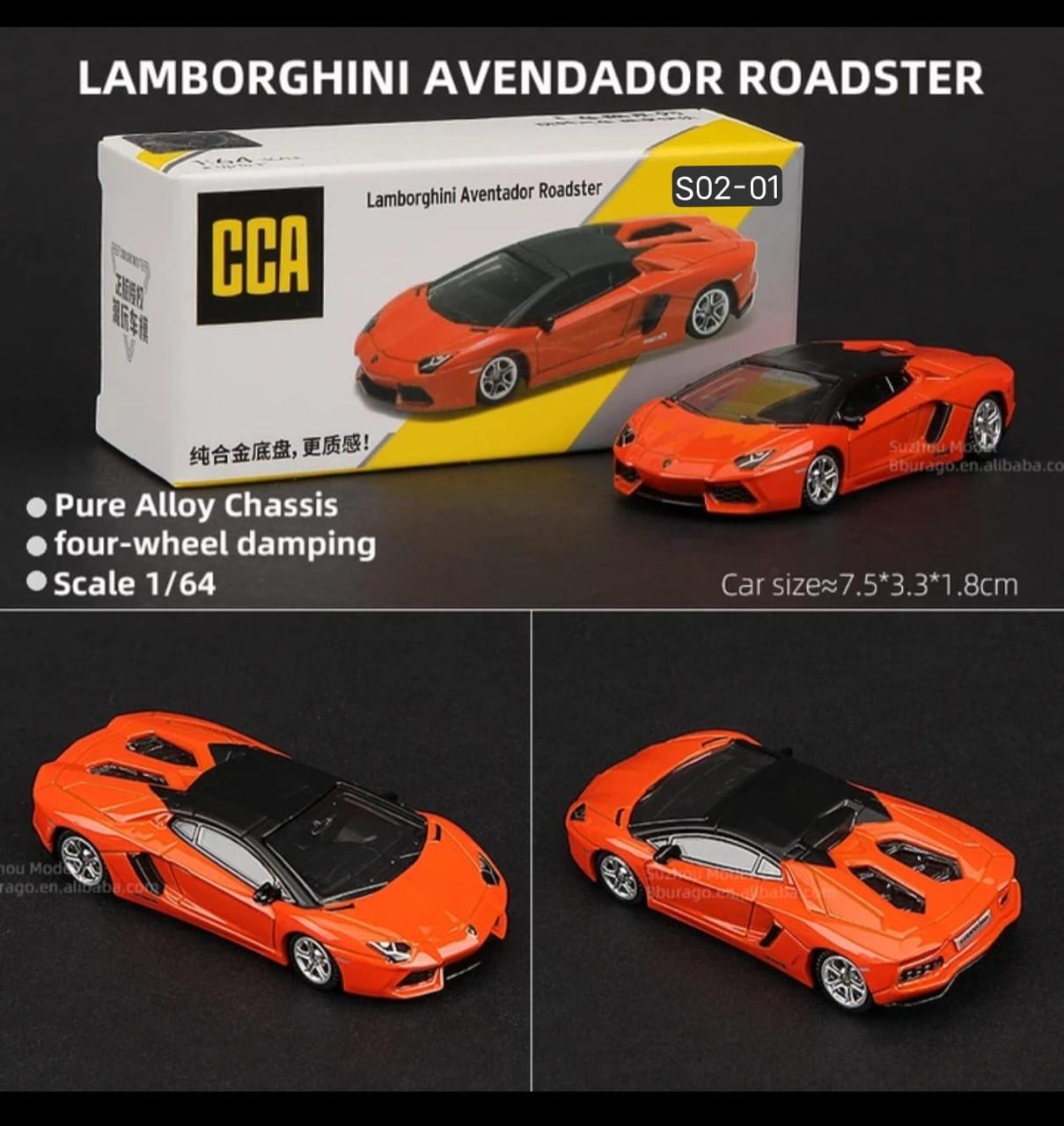 CCA Lamborghini Aventador roadster 1:64 Scale