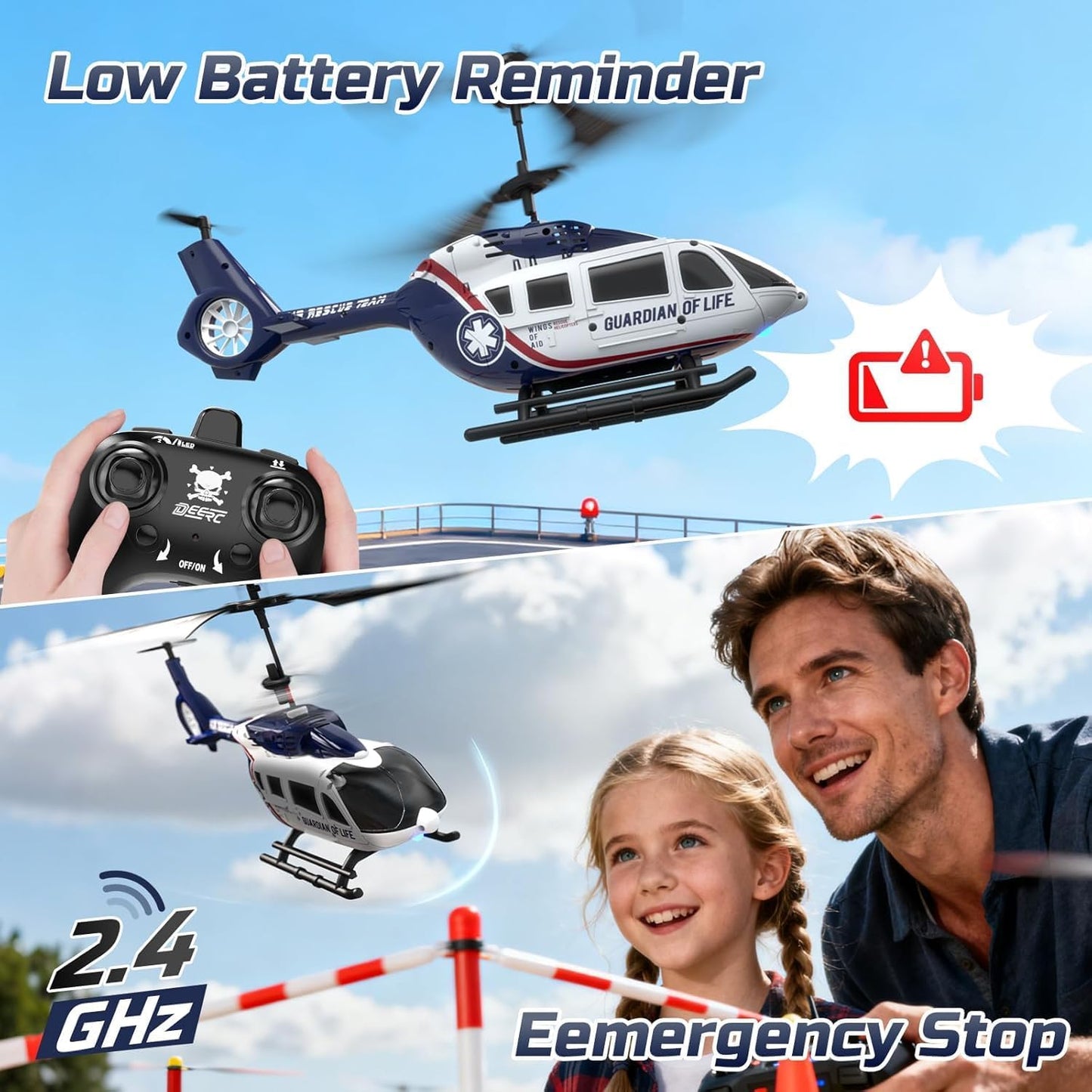 RESCUE Remote Control Helicopter Coast Guard | Code: SQN-002