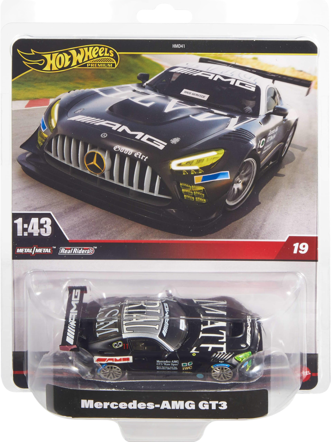 HotWheels Mercedes-AMG GT3 Imported Premium 1:43 Scale