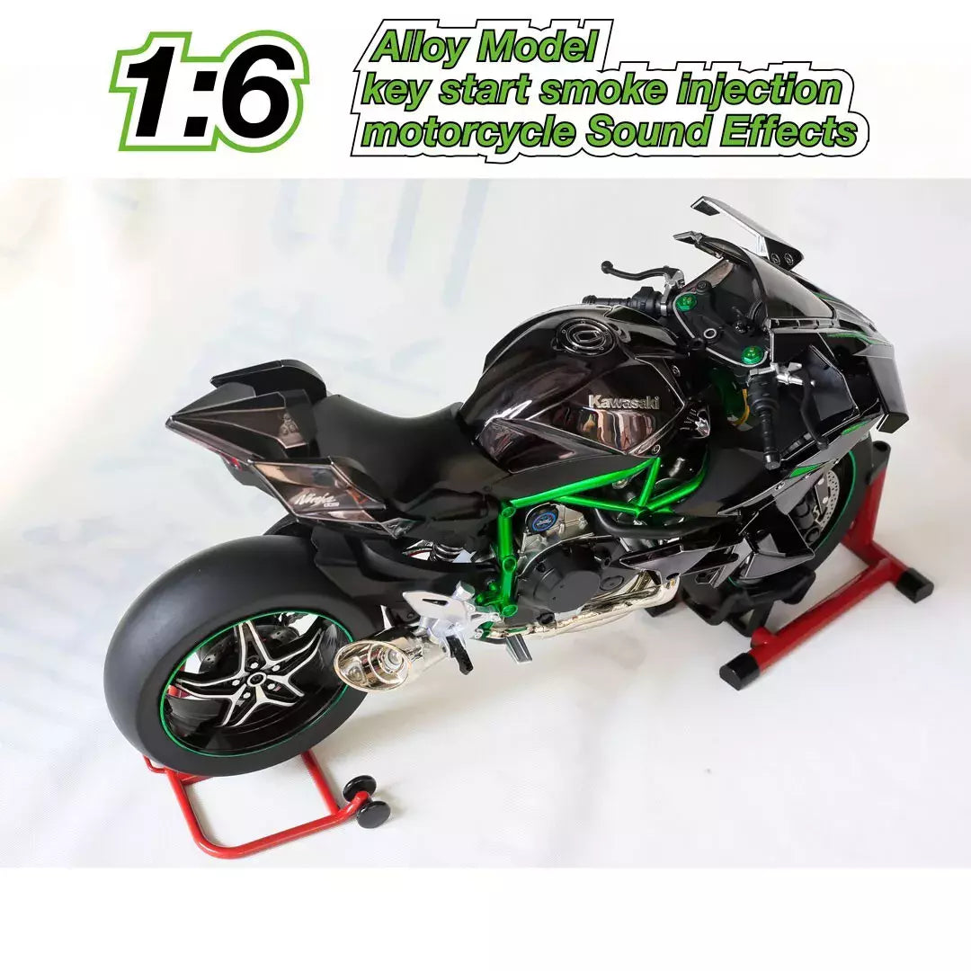 Kawasaki H2R Alloy Model 1:6 Scale (Matte Black)