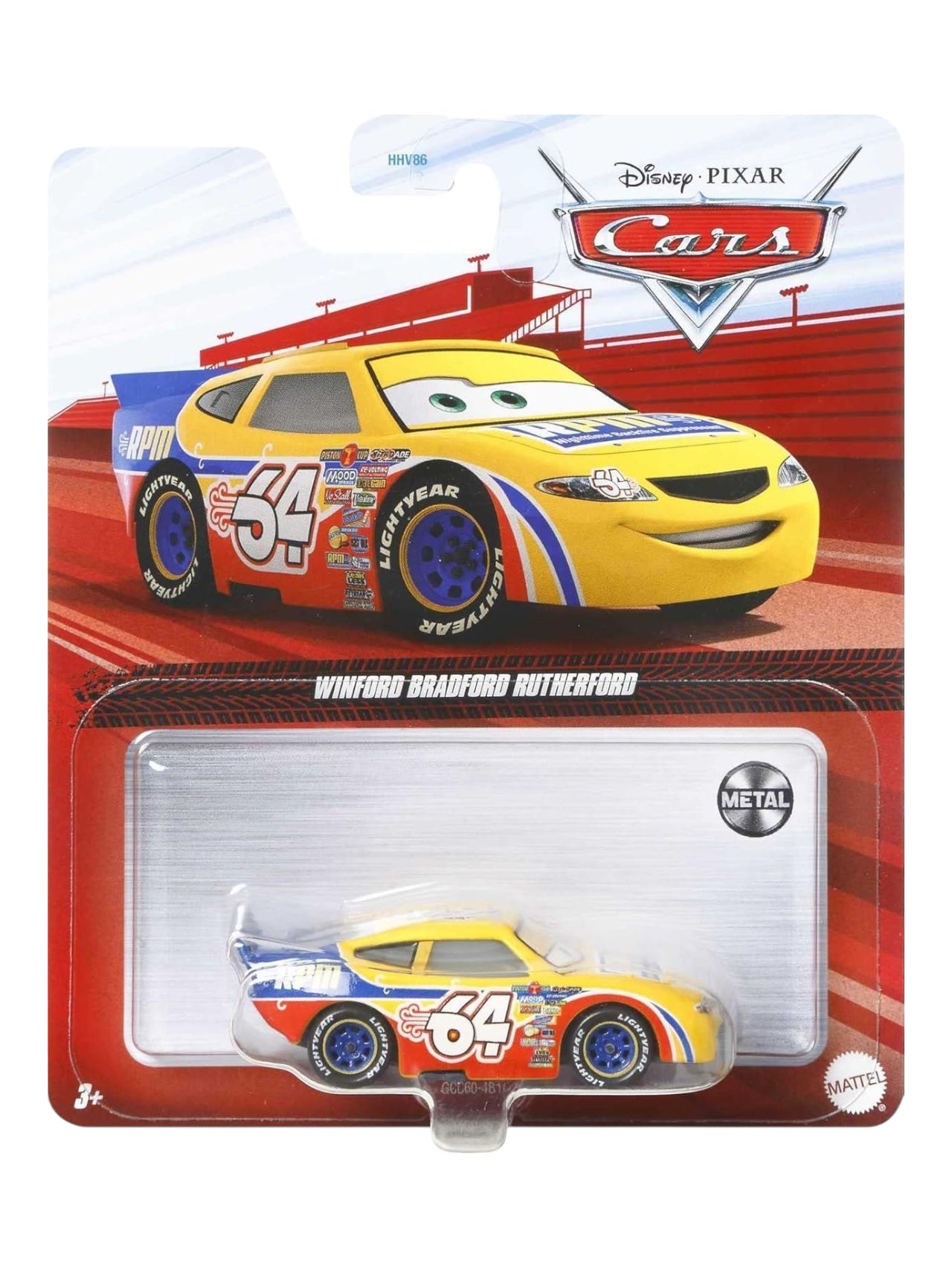 Disney Pixar Cars Winford Bradford Rutherford 1:64 Scale