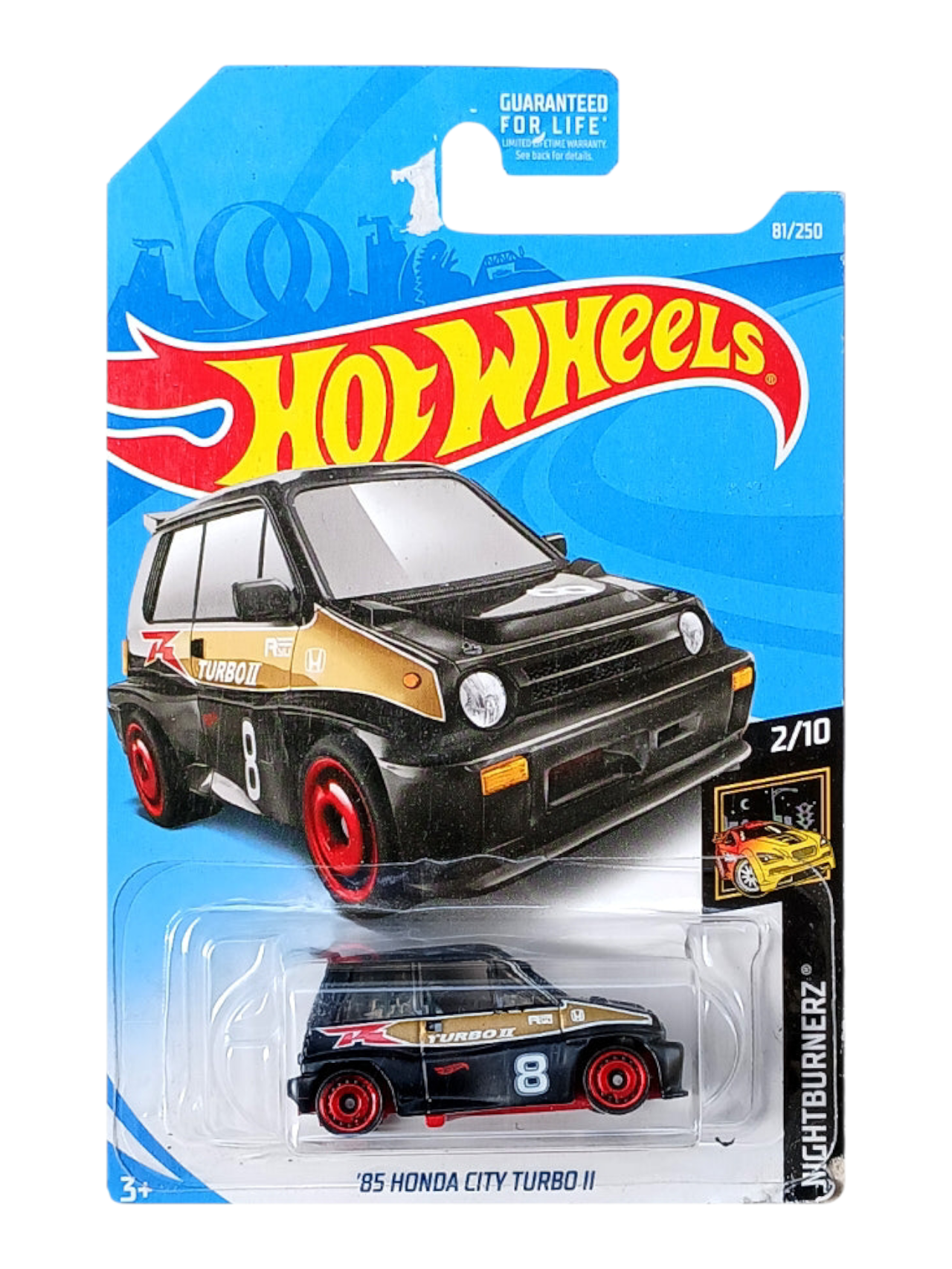 HotWheels 85 Honda City Turbo ll Imported Mainline 1:64 Scale FYF79-D7C3