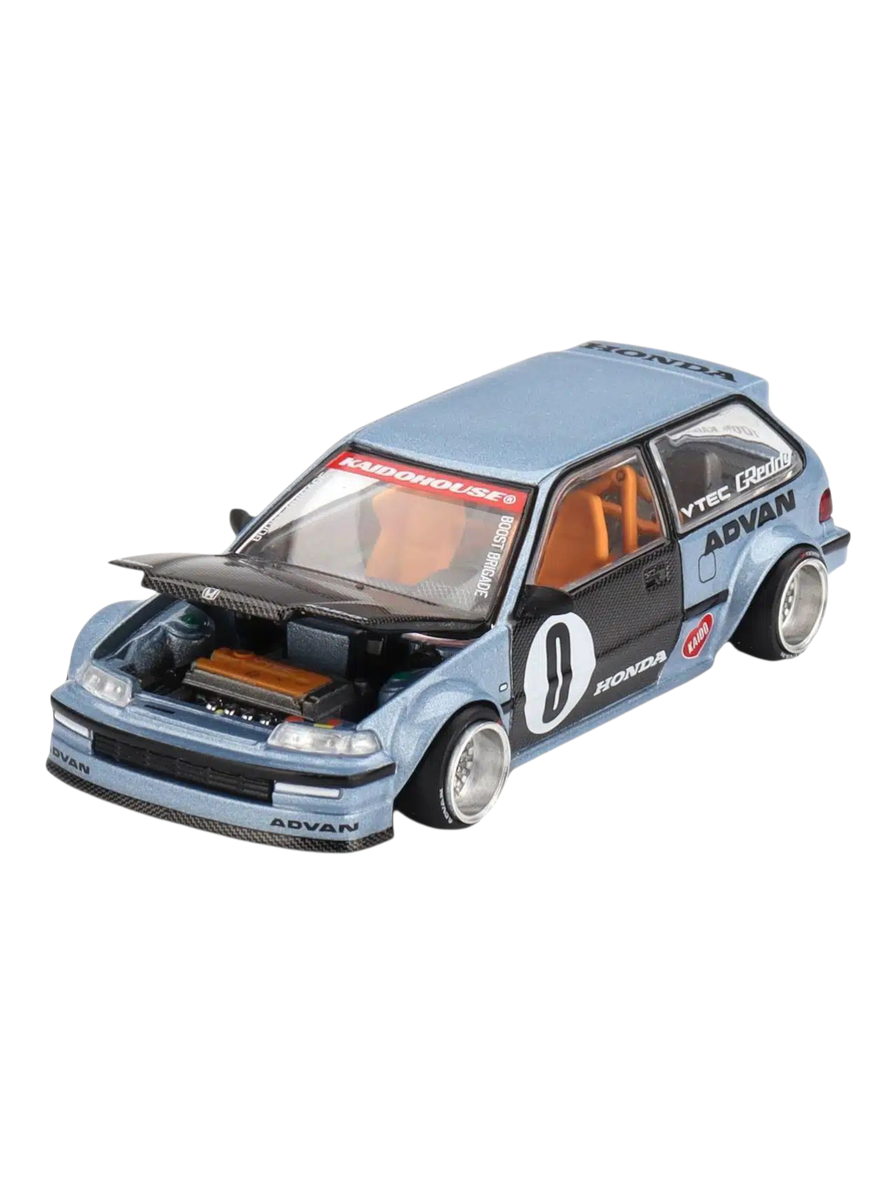 Mini GT Kaido House KHMJ 179 Honda Civic (EF) Kaido Roulette V1 Code-179 1:64 Scale