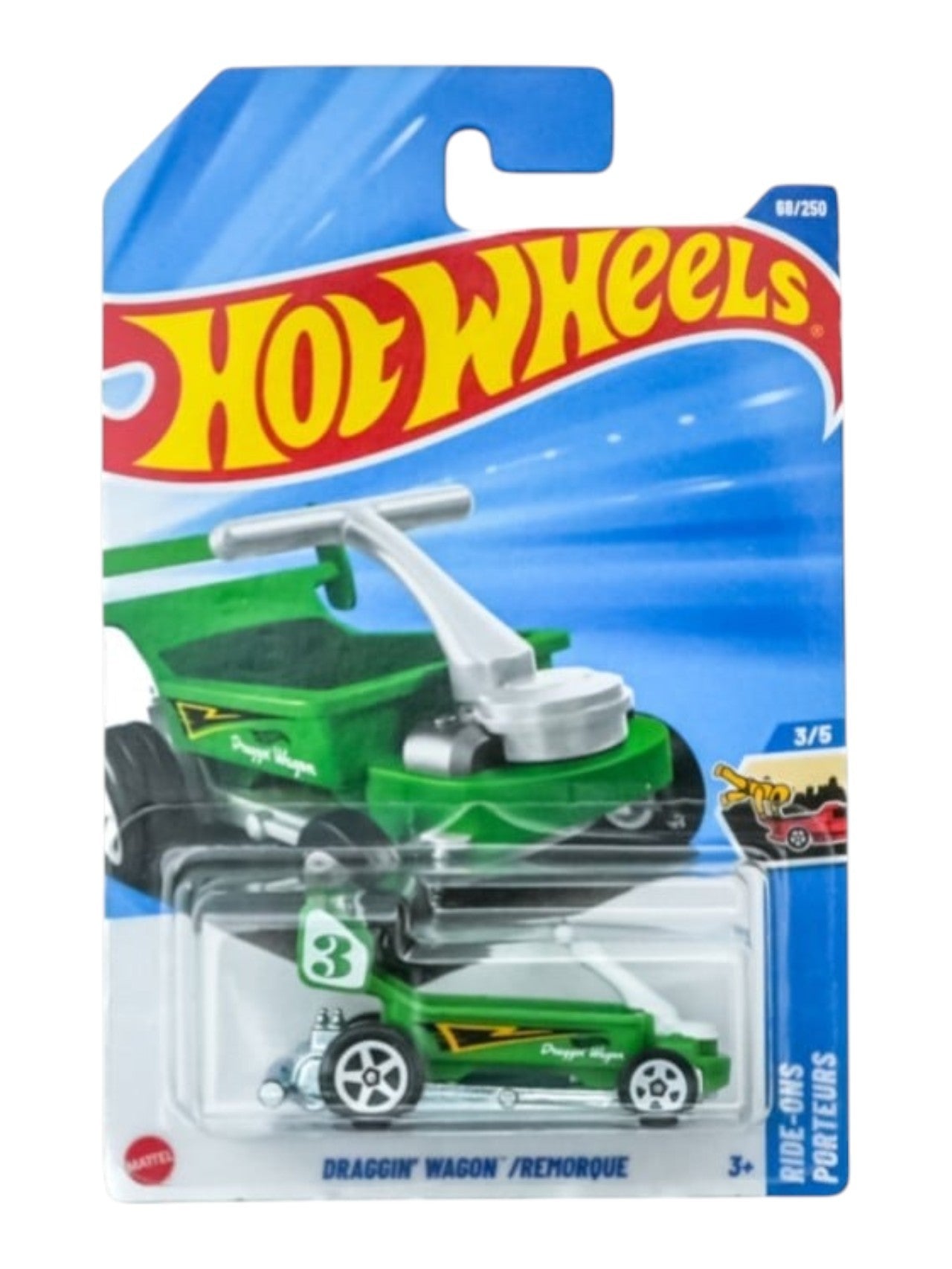 HotWheels Dragging Wagon/Remorque Imported Mainline 1:64 Scale | Code: HYX69-N7C6