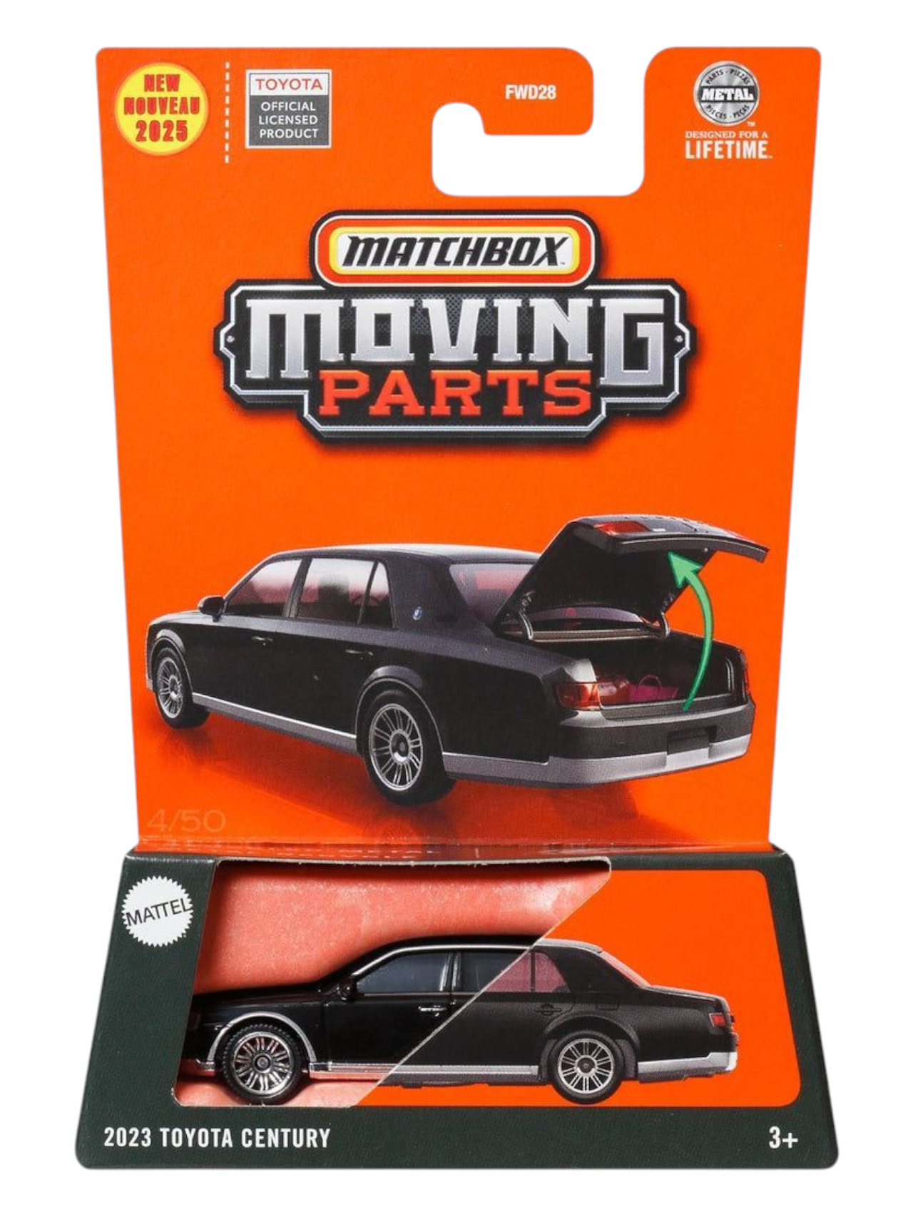 Matchbox Moving Parts 2023 Toyota Century 1:64 Scale