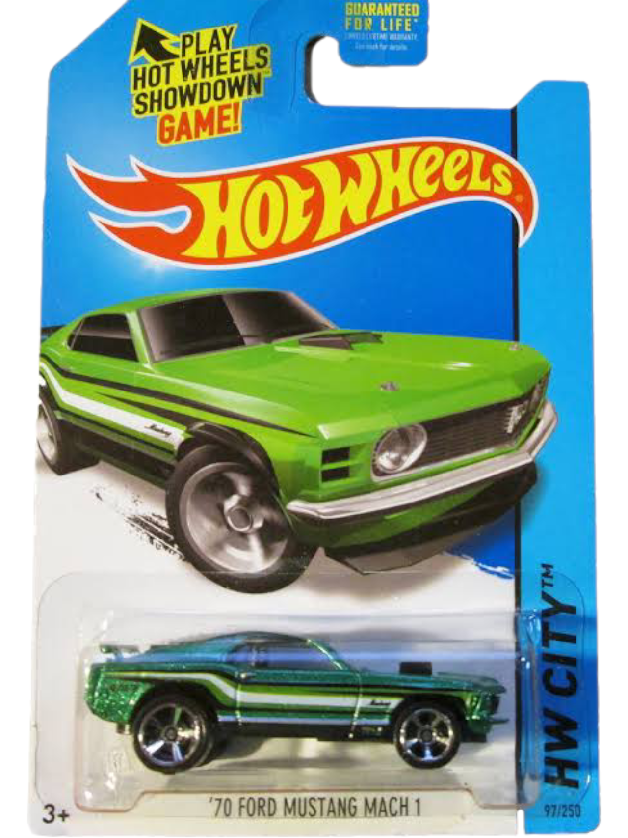 HotWheels 70 Ford Mustang Mach 1 Imported Mainline 1:64 Scale BFD87-07B4