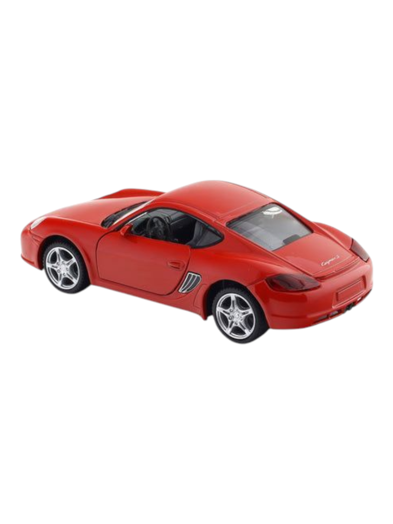 CCA Porsche Cayman S Red 1:32 licensed pullback diecast Scale Model car