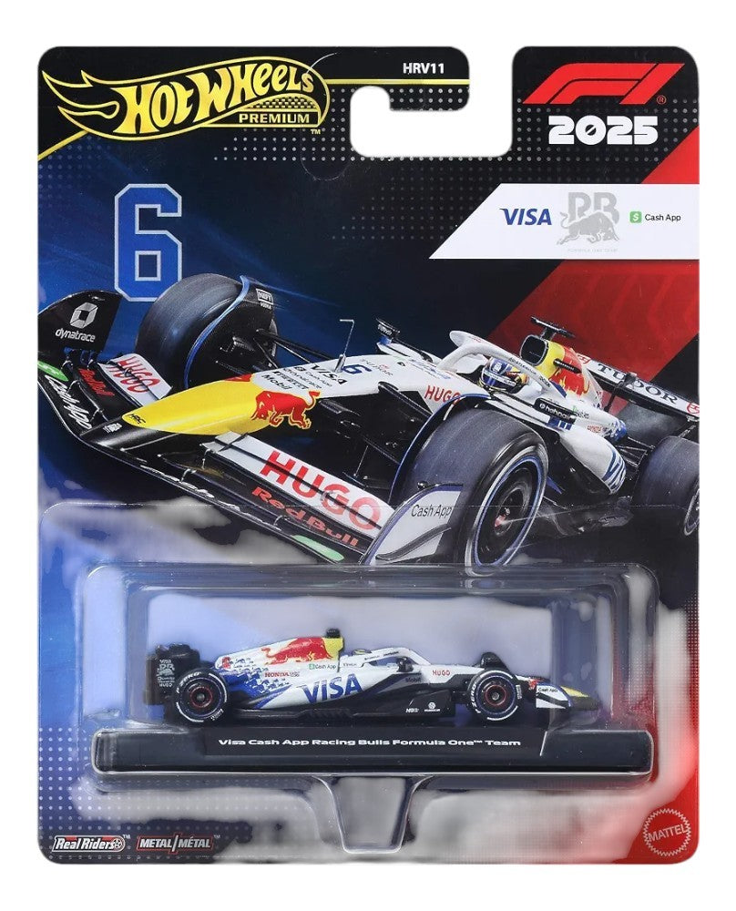 Hotwheels formula 1 (f1) visa cash app racing bulls formula one team no 6 imported premium 1:64 Scale