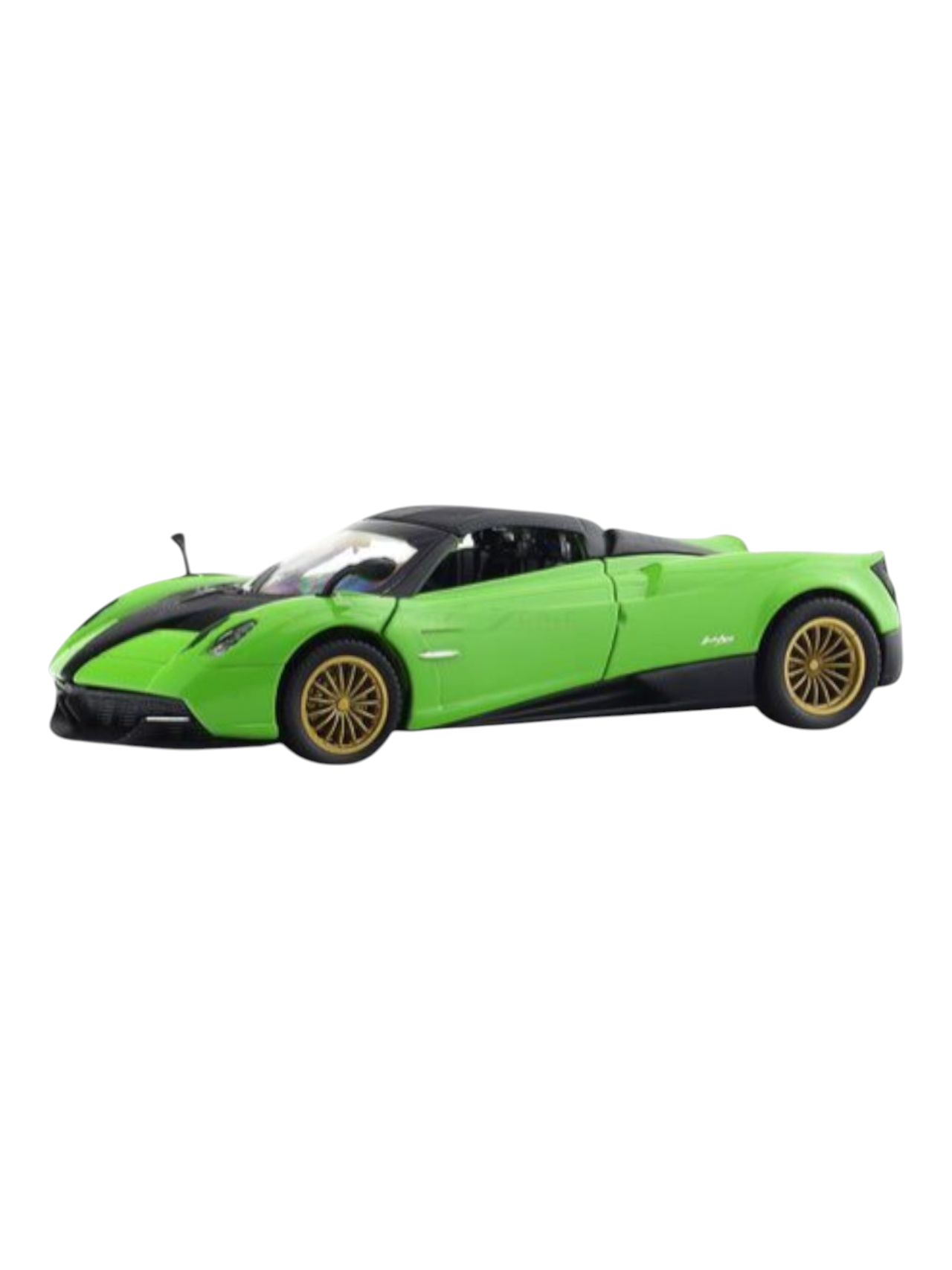 MSZ Pagani Huayra Green 1:32 licensed pullback diecast Scale Model car
