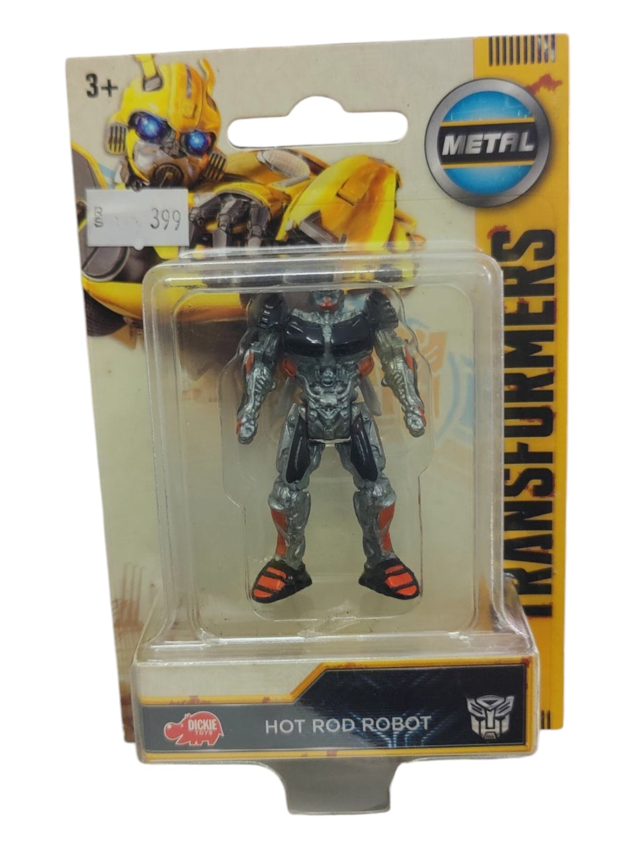 Metal hot rod robot transformers